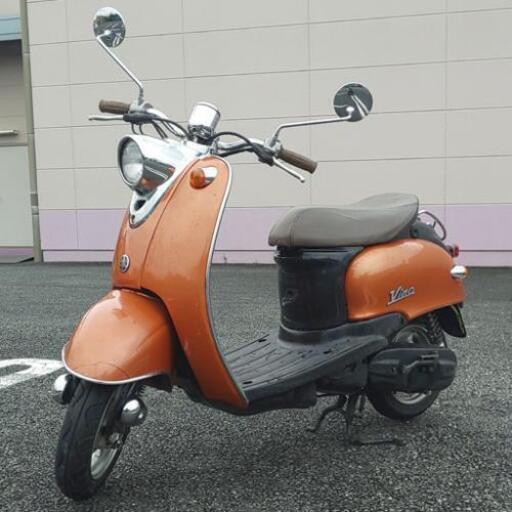 ビーノ SA10J シャッターキー　2スト50cc　オレンジ／古ぼけた黒