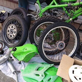 KDX250SR （+部品取り1台分&モタードキット付） KDX250SR （+部品取り1台分&モタードキット付）