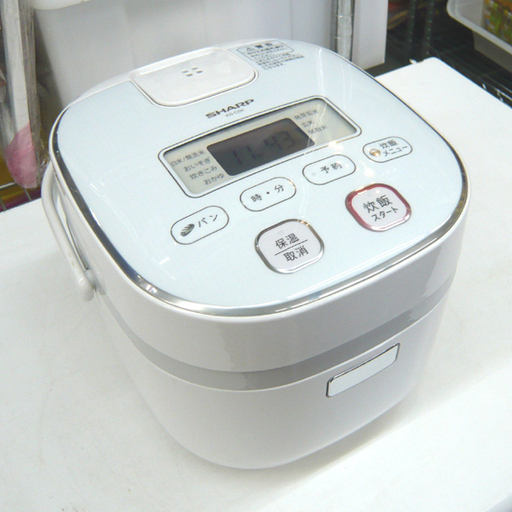 札幌 美品 2017年製 3合炊 マイコンジャー シャープ KS-C5K 炊飯ジャー 炊飯器
