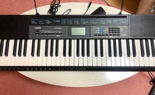 売ります:CASIO CTK-2550 ベーシックキーボード 61鍵盤