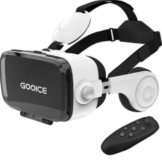 3D VRゴーグル Bluetoothリモコン付属 VRヘッドセ...