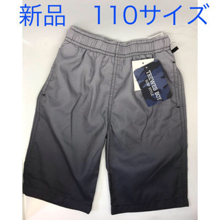 新品　110 水着　男の子　男児　インナーパンツ付　ハーフパンツ...