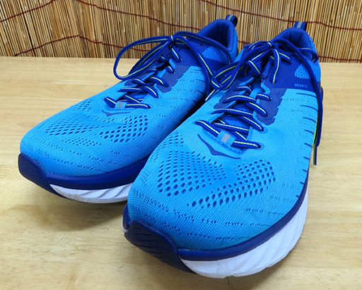 ホカオネオネ アラヒ3 27.5cm 青×黄緑 ランニングシューズ HOKA ONE ONE ARAHI 3 トレーニングシューズ スニーカー 札幌市 平岸
