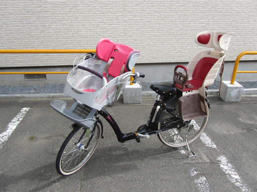 子供乗せ自転車 前22 後26インチ ブリジストン アンジェリーノ 幼児2人乗り乗せ 切替 ベル ライト付き  ☆ PayPay(ペイペイ)決済可能 ☆ 札幌市 北区 屯田