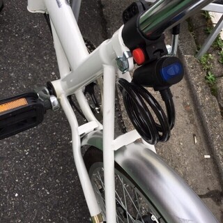 折り畳み自転車 SHIMANO ホワイト 男性用の通販はau PAY マーケット 
