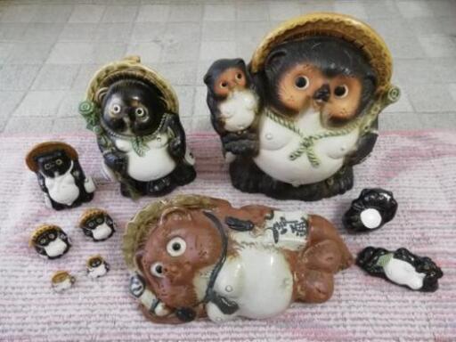 信楽焼 たぬき 狸 置物 10点セット Toshi 宮前のその他の中古あげます 譲ります ジモティーで不用品の処分 信楽焼 たぬき 狸 置物 10点セット Toshi 宮前のその他の中古あげます 譲ります ジモティーで不用品の処分