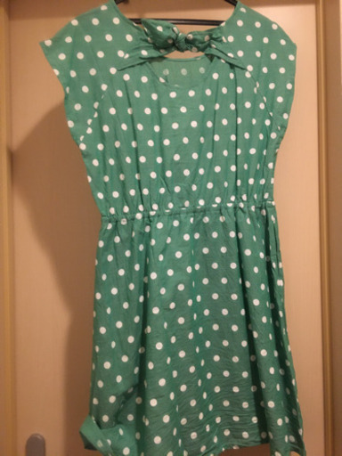 水玉りぼん ワンピース どなるど 日野のワンピースの中古 古着あげます 譲ります ジモティーで不用品の処分