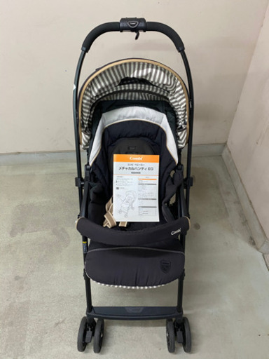 ♪美品♪コンビ Combi メチャカル ハンディ エッグショック DF ブラックノワール（LB） [A型ベビーカー（両対面式） 1ヶ月～36ヶ月頃まで]