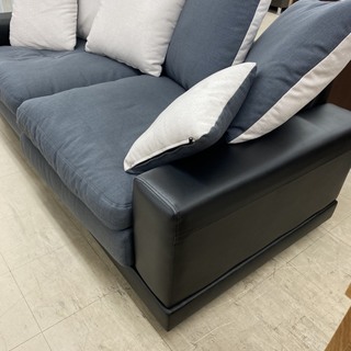 ★45 ニトリ 3人掛けソファー【リサイクルマート宇宿】