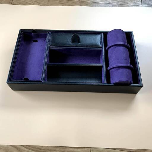 【 国内正規品 】WOLF Blakeレザー ウォッチカフ付バレットトレイ