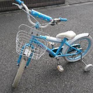【取引中】子供用自転車 補助輪付き