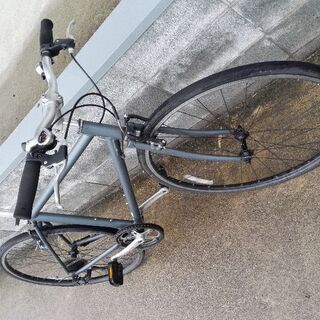 クロスバイク AURULA S-3 7段変速 ダークグレイ 配送無料