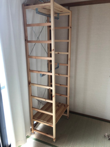 パイン材ユニットシェルフ・５８ｃｍ幅・大 幅５８×奥行３９．５×高さ１７５．５ｃｍ