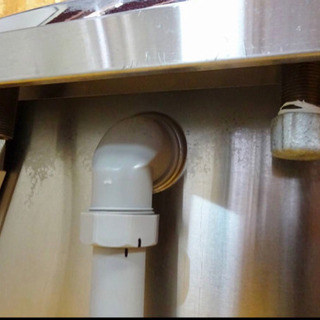 4822-02)タニコー ステンレス 一槽シンク 三栄蛇口 排水ゴムカバー付き