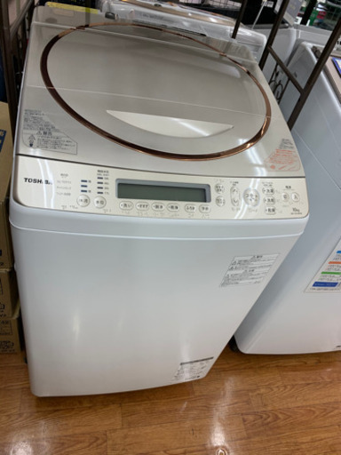 2016年製TOSHIBAの縦型洗濯乾燥機です!!風乾燥ついてます♪