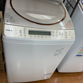 2016年製TOSHIBAの縦型洗濯乾燥機です!!風乾燥ついてます♪