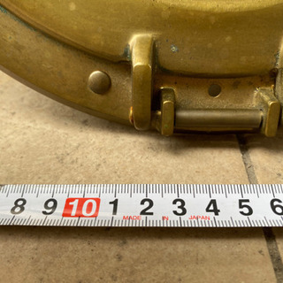 鏡 ミラー 潜水艦 アンティーク オブジェ 真鍮