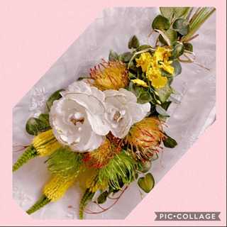 アーティフィシャルフラワーのスワッグ💐