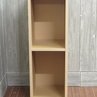 Stp 0272無印良品パルプボードボックス スリム 2段ベージュ収納ボックス無印muji良品計画収納ケース本棚チェスト収納ラックシェルフテ リビング館 白石店 白石の収納家具 カラーボックス の中古あげます 譲ります ジモティーで不用品の処分