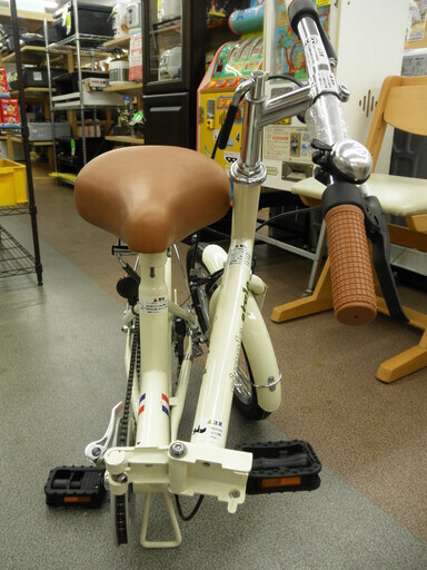未使用品 折りたたみ自転車 16型 シンプルスタイル フレンチバニラ SS 