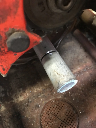 水道管のネジ切り機