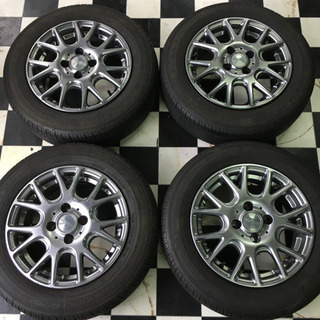 社外 14インチ ホイールタイヤセット コンパクトカー