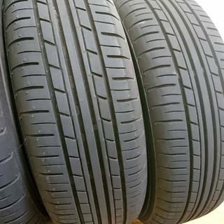 ガリ無し！2020年製 新古？エコス 夏タイヤ155/65R14 社外アルミ付き 4本セット！