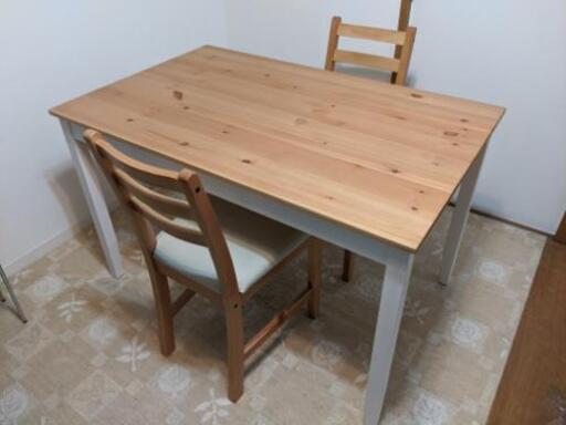 IKEA ダイニングテーブル＋椅子2脚 セット