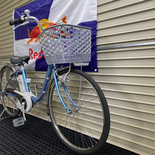 新基準 Panasonic Lithium vivi EX 5Ah 電動アシスト自転車 中古車の 