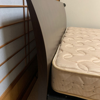 ★【取り引き先決定】クイーンベッド 木製 オシャレ 美品★