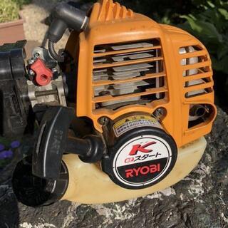 値下げ！愛知県豊田市 RYOBI EKK-220TA 肩掛け式草刈り機 肩掛けベルト付