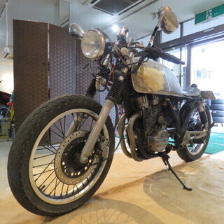 □HONDA GB250 CLUBMAN ホンダ クラブマン MC10 250cc エンジン実動! フルカスタム パーツ取り 部品取り車 ベース車 バイク 札幌発