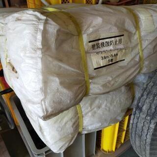 ○【おまけつき】塗装飛散防止用ネット 3.6✕5.4m 計30枚 DIYの通販は 