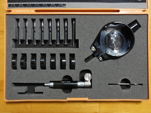 ミツトヨ Mitutoyo 小口径シリンダーゲージ 品番CG-7M（526-150）中古 測定範囲3.70～7.30㎜ ミツトヨ Mitutoyo 小口径シリンダーゲージ 品番CG-7M（526-150）測定