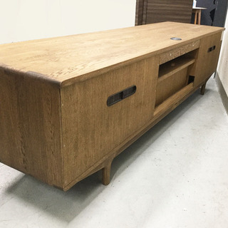 高級家具 KIRITSU MOKKO 起立木工 リーベTVボード180 テレビボード 無垢材 テレビ台 美品