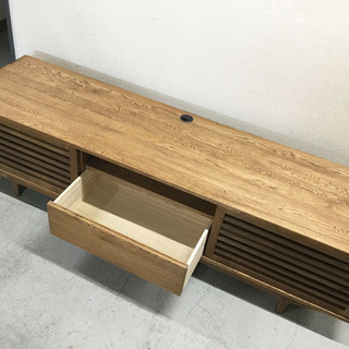 高級家具 KIRITSU MOKKO 起立木工 リーベTVボード180 テレビボード 無垢材 テレビ台 美品