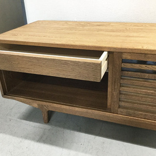 高級家具 KIRITSU MOKKO 起立木工 リーベTVボード180 テレビボード 無垢材 テレビ台 美品
