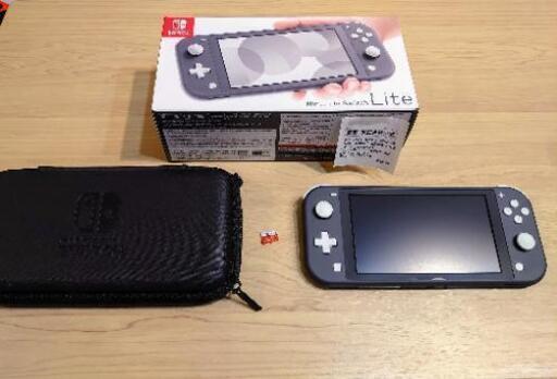 Nintendo Switch Light グレー 中古 +α
