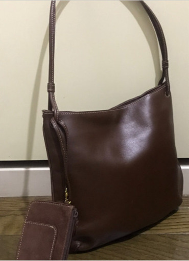 美品キタムラショルダーバッグ レザーブラウン さくら 有明の靴 バッグの中古あげます 譲ります ジモティーで不用品の処分