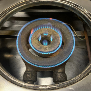 マルゼン ガステーブル コンロ MGT-126CS LPガス 4口 W1200×D600×H800ｍm(J665wY)