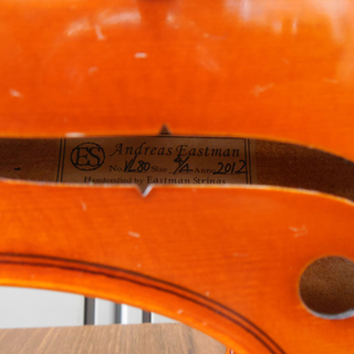 バイオリン Andreas Eastman VL80 4/4 2012年製 弓 ケース/付属品多数 