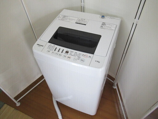 JAC548/洗濯機/4.5キロ/ステンレス槽/ハイセンス/Hisense/HW-T45A/中古品/