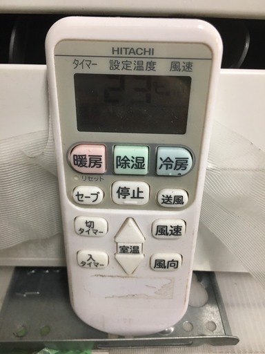 ☆中古 激安！！大阪取引限定☆ ※保証期間3ヶ月　日立　エアコン　2.8ｋｗ　RAS-AJ28F2W形　￥33,000！！　DF003