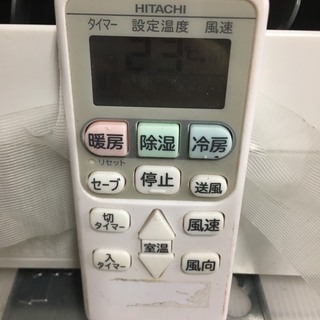 ☆中古 激安！！大阪取引限定☆ ※保証期間3ヶ月　日立　エアコン　2.8ｋｗ　RAS-AJ28F2W形　￥33,000！！　DF003