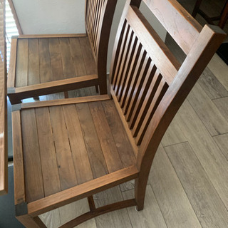 ☆中古品 テーブル（ADAL/アダル) 2点 ＆ チェア（old maison/オールドマイソン）4点 合計6点セット☆