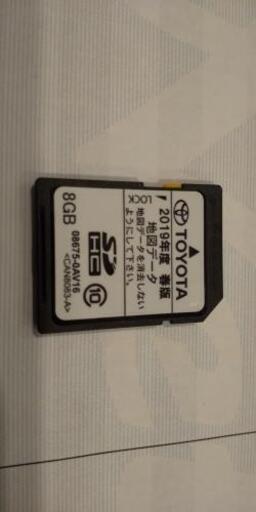 トヨタ純正ナビ NSCP-W62 地図データ SDカード 2019年春 - トヨタ純正