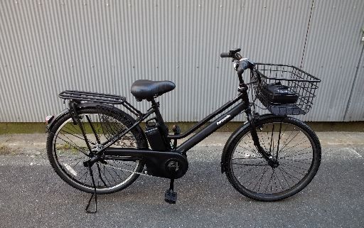 超美品☆☆Panasonic ティモ・S 電動アシスト自転車 16Ah+充電器+キー2本付き(マットジェットブラック)