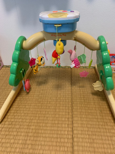 タカラトミー ディズニーベビー くまのプーさん えらべる回転6way ジムにへんしんメリー クマノプ サン6wayジムニヘンシンメリ げんき 浦添前田のおもちゃの中古あげます 譲ります ジモティーで不用品の処分