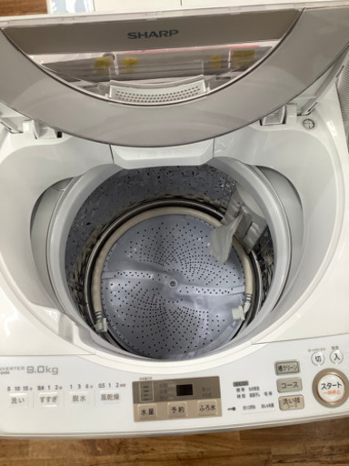 SHARPシャープ 全自動洗濯機 9.0kg 年製