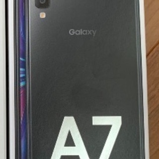 新品　Galaxy A7 ブラック　64GB SIMフリー